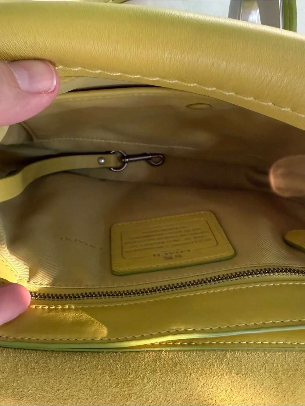 Coach Slime Green Drifter Shoulder Bag #95767 Like New